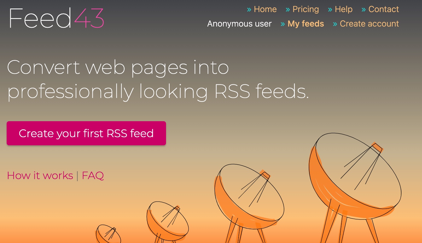 Feed43倒了，还有好用的网页生成RSS服务吗？